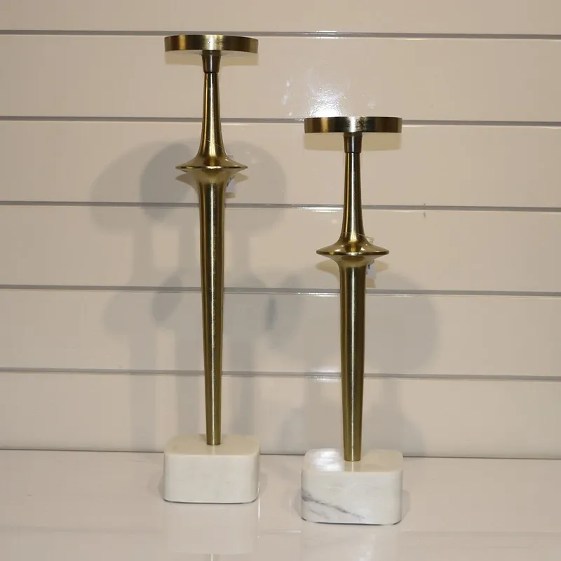 Weva Small White & Gold Candle Holder Flamelet product thumbnail 5