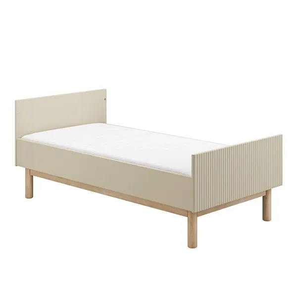 Pinio Miloo Baby's Bed - Growing Bed With Mattress - 70x140 - Champagne product thumbnail 3