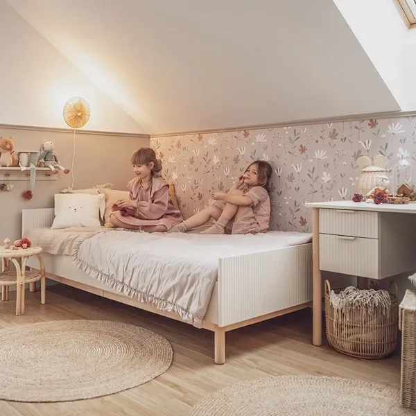 Pinio Miloo Baby's Bed - Growing Bed With Mattress - 70x140 - Champagne product thumbnail 8