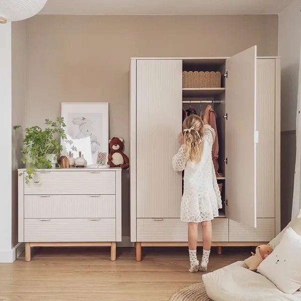 Pinio Miloo Chest Of Drawers - 3 Drawers with Changing Table - Champagne product thumbnail 8