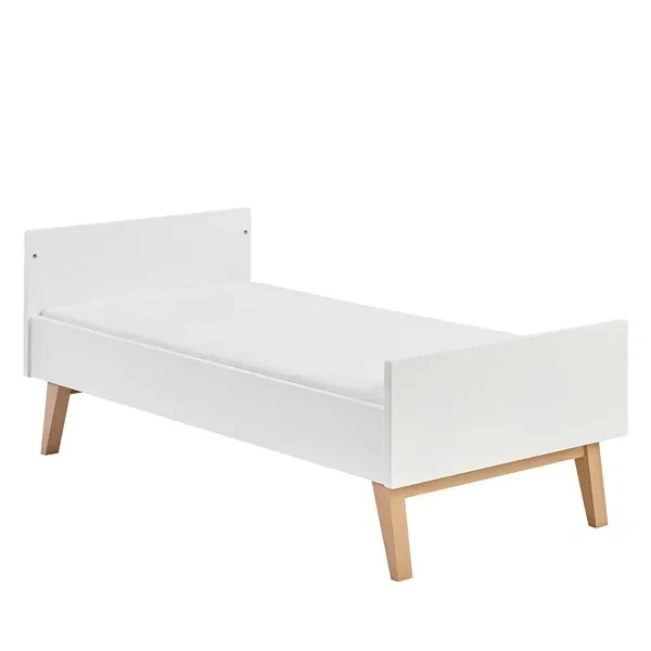 Pinio Swing Baby's Bed - Growing Bed With Mattress - 70x140 - White product thumbnail 5