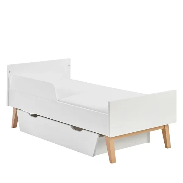 Pinio Swing Baby's Bed - Growing Bed With Mattress - 70x140 - White product thumbnail 6