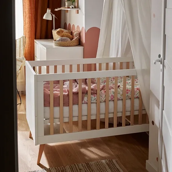 Pinio Swing Baby's Bed - Growing Bed With Mattress - 70x140 - White product thumbnail 8
