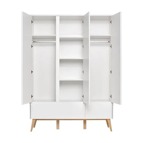 Pinio Swing 3-Door Baby Room Wardrobe - White product thumbnail 2
