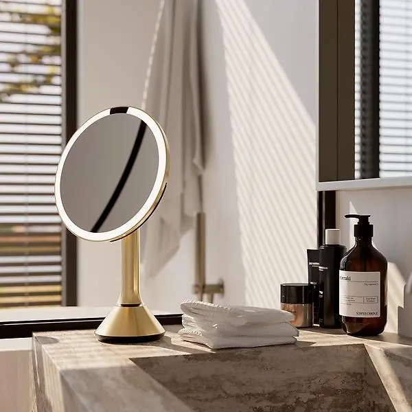 Simplehuman Stainless Steel Sensor Mirror - 20 Cm - Gold product thumbnail 5