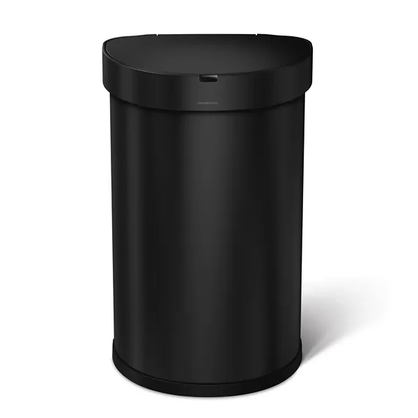 Simplehuman Semi Sensor Bin - Stainless Steel - 45 L - Black product thumbnail 2