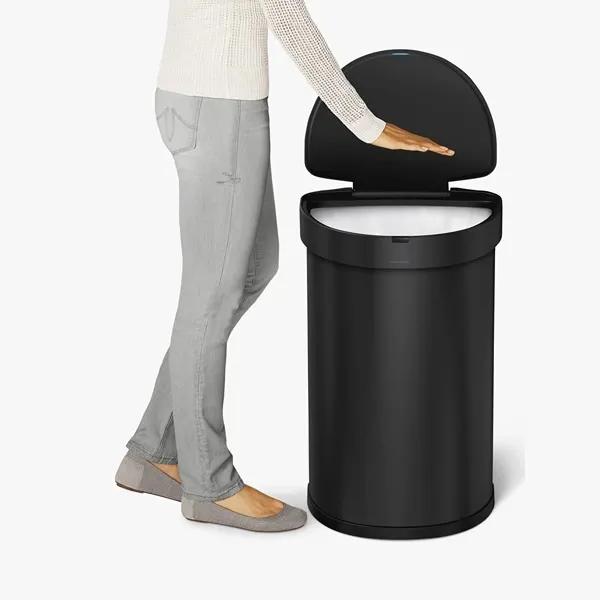 Simplehuman Semi Sensor Bin - Stainless Steel - 45 L - Black product thumbnail 3