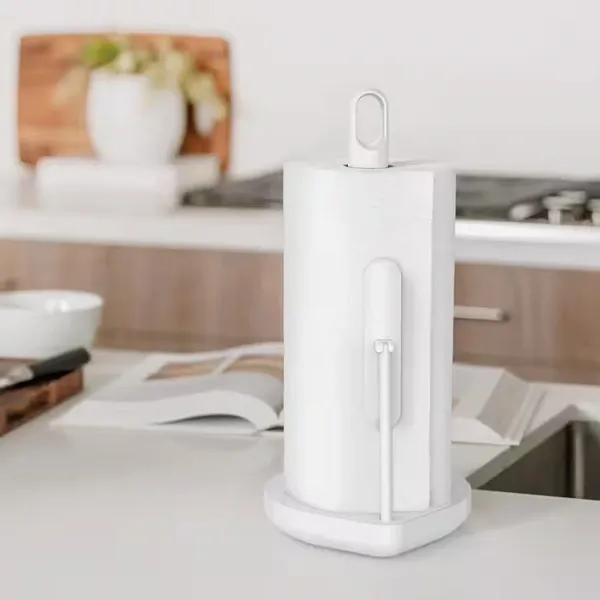 Simplehuman Stainless Steel Tension Arm Kitchen Roll Holder - White product thumbnail 2