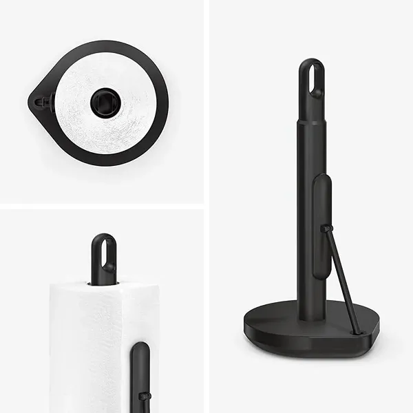 Simplehuman Stainless Steel Tension Arm Kitchen Roll Holder - Black product thumbnail 3