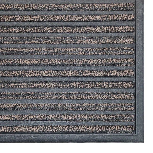 Nova Home Domino Outdoor Mat W & Rubber Backing - Brown (Available In Sizes) product thumbnail 2
