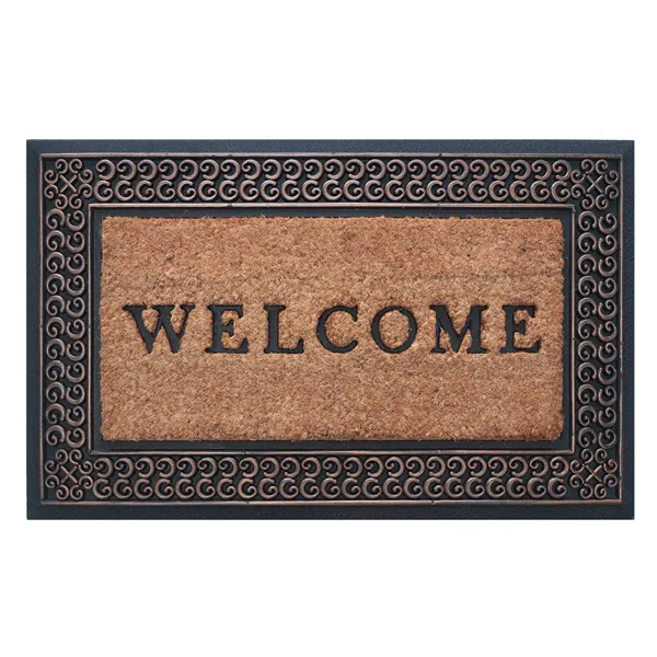 Nova Home Crosa Outdoor Mat W & Rubber Backing - 45x75 cm - Brown product thumbnail 4