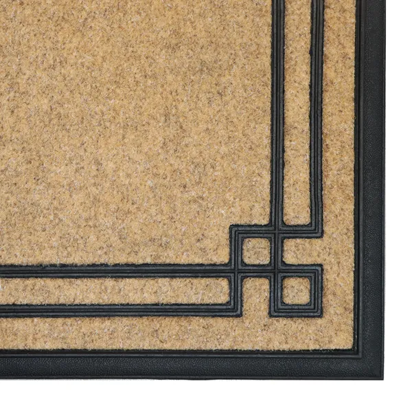 Nova Home Screen Outdoor Mat W & Rubber Backing - 45x75 cm - Brown product thumbnail 2