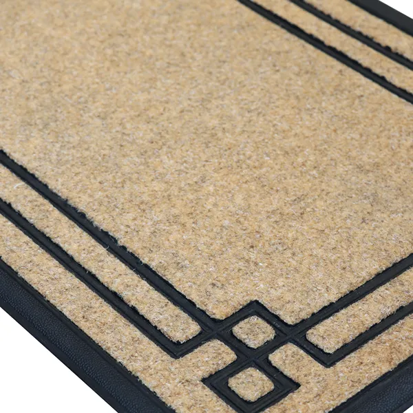 Nova Home Screen Outdoor Mat W & Rubber Backing - 45x75 cm - Brown product thumbnail 3