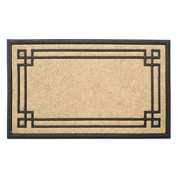 Nova Home Screen Outdoor Mat W & Rubber Backing - 45x75 cm - Brown product thumbnail 4