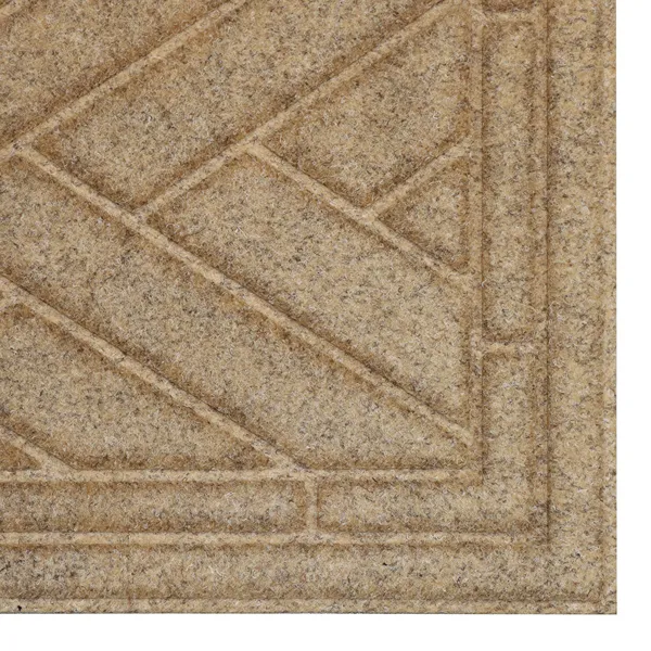 Nova Home Tangle Outdoor Mat W & Rubber Backing - 45x75 cm - Brown product thumbnail 2