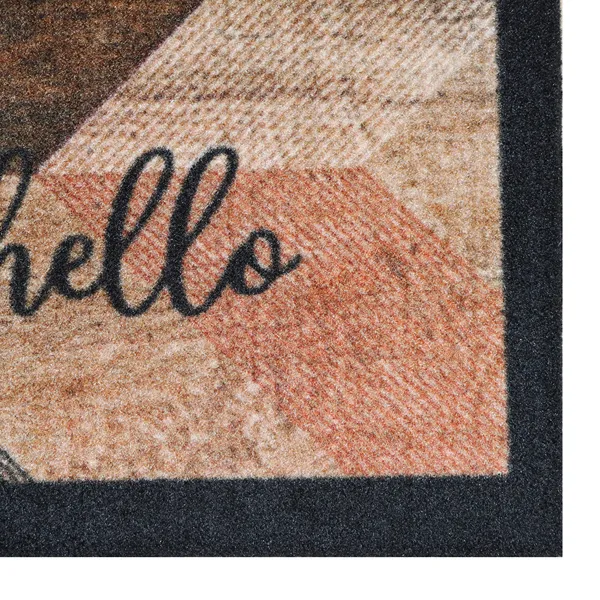 Nova Home Hola Outdoor Mat W & Rubber Backing - 45x75 cm - Multicolor product thumbnail 2
