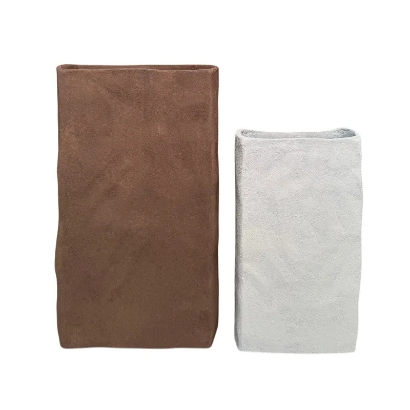 Nova Home Large Beige Textured Vase "Earth Eco" product thumbnail 2