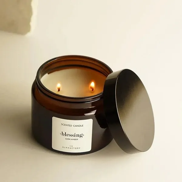 Ambientair Scented Candle The Olphactory - 40 Hours - 360 Gm - Dark Amber product thumbnail 3