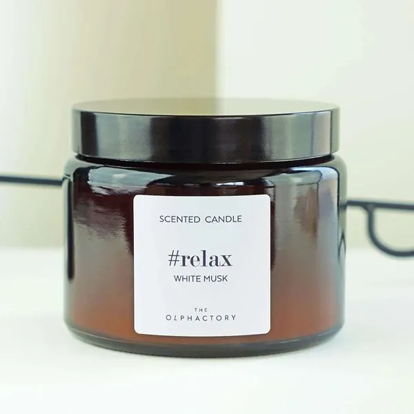 Ambientair Scented Candle The Olphactory - 40 Hours - 360 Gm - White Musk product thumbnail 3