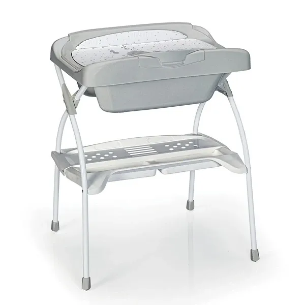 Baby Land Elios Little Sea Baby Bath Tub with Changing Table - Grey product thumbnail 4