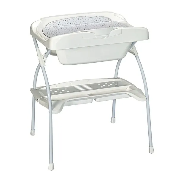 Baby Land Elios Star Line Baby Bath Tub with Changing Table - Grey product thumbnail 4