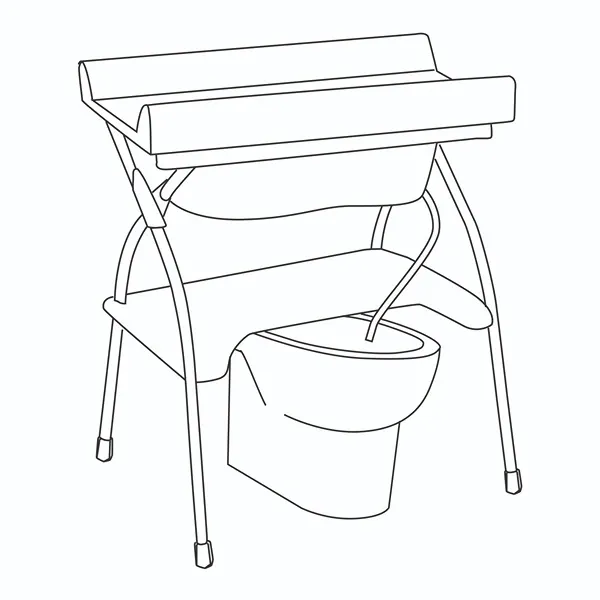 Baby Land Rodi Little Snail Baby Bath Tub with Changing Table - Beige product thumbnail 6