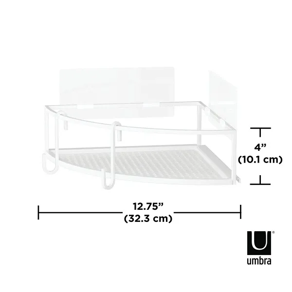 Umbra "Cubiko" Corner Shelf - Metal - White product thumbnail 4