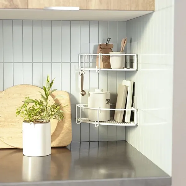 Umbra "Cubiko" Corner Shelf - Metal - White product thumbnail 6