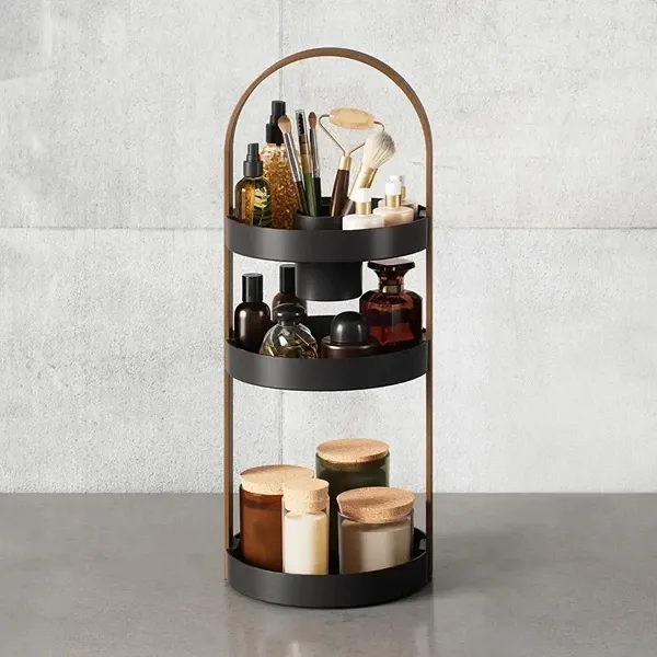 Umbra Bellwood Cosmetic Organizer - Wood - Black & Walnut product thumbnail 4