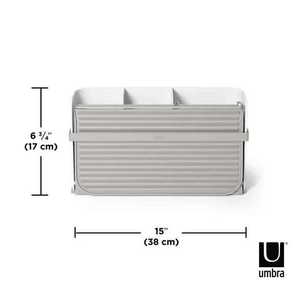 Umbra Sling Plastic Dish Rack - White product thumbnail 7