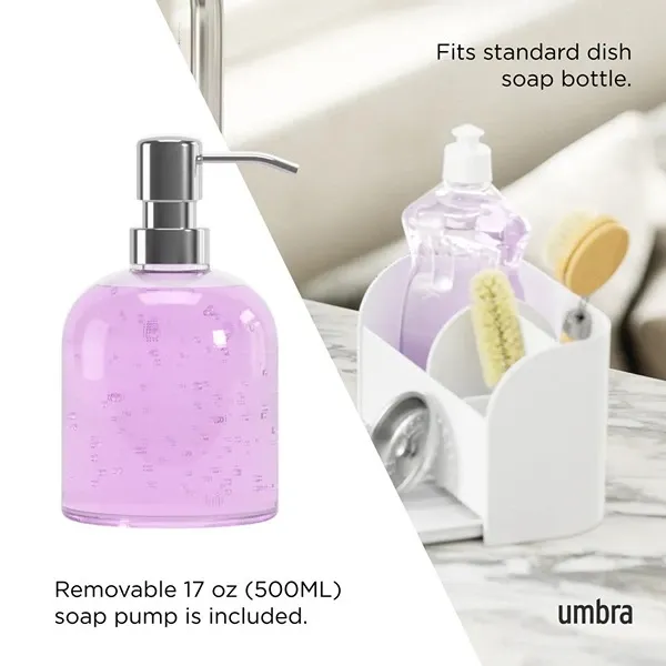 Umbra Sling Sink Caddy with Soap Pump - White product thumbnail 7