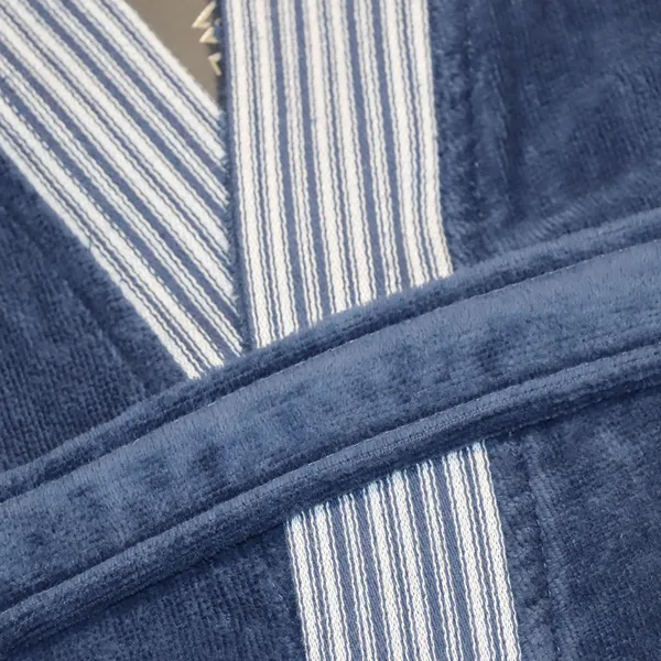 Weva Drift Bath Robe - 100% Cotton - Navy (Available in sizes) product thumbnail 5