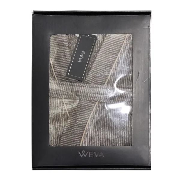 Weva Dapper Bath Robe - 100% Cotton - Grey (Available in sizes) product thumbnail 9