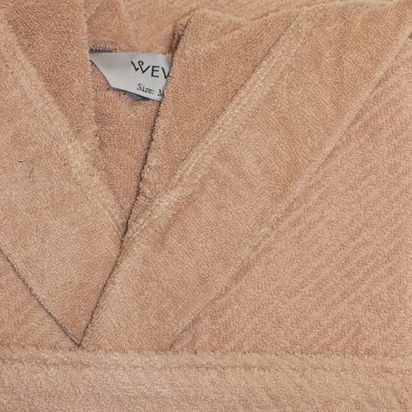 Weva Aurora Bath Robe - 100% Cotton - Pink (Available in sizes) product thumbnail 5