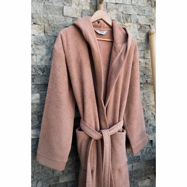 Weva Aurora Bath Robe - 100% Cotton - Pink (Available in sizes) product thumbnail 8
