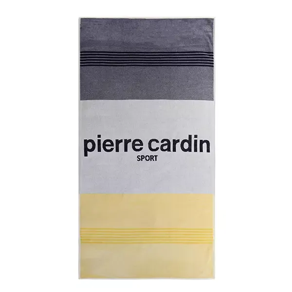 Pierre Cardin Sport Beach Towel - 100% Cotton - 90x170 Cm - Yellow product thumbnail 4
