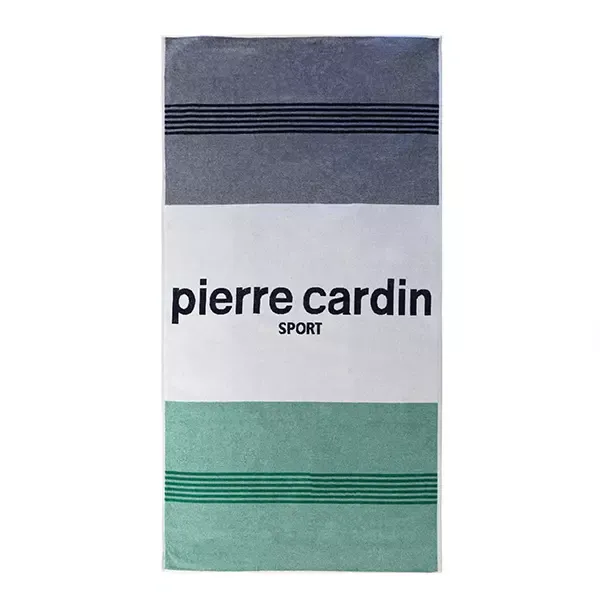 Pierre Cardin Sport Beach Towel - 100% Cotton - 90x170 Cm - Green product thumbnail 4