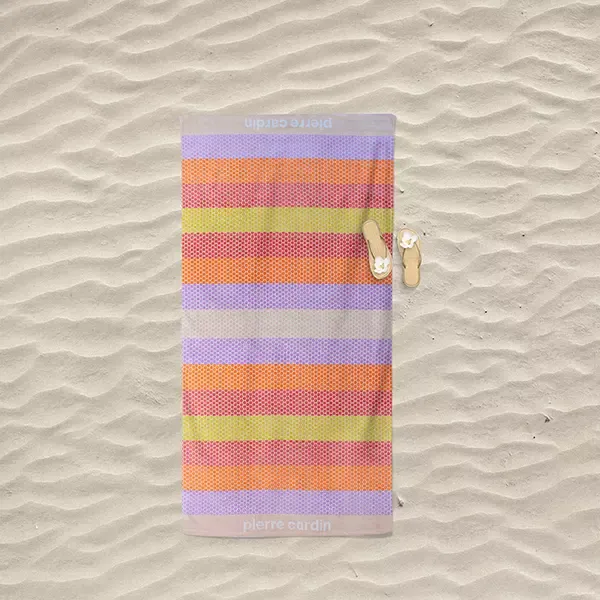 Pierre Cardin Dotty Beach Towel - 100% Cotton - 90x170 Cm - Multicolor product thumbnail 2
