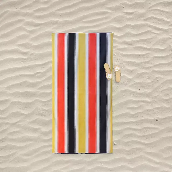Pierre Cardin Fredy Beach Towel - 100% Cotton - 90x170 Cm - Yellow product thumbnail 2