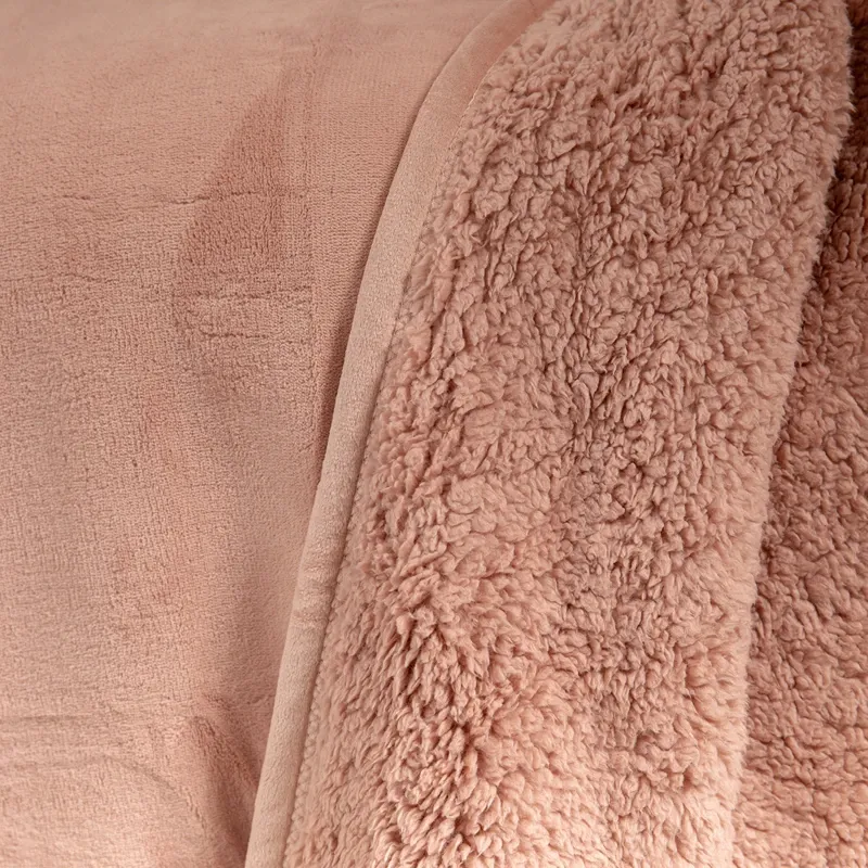 Nova Home Samos Soft Double Layer Winter Blanket - Rose (Available In Sizes) product thumbnail 5