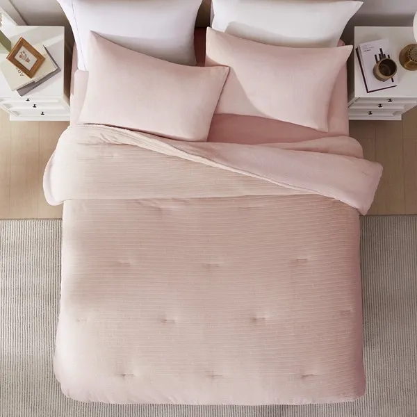 Nova Home Cozy Warm Velvet Blush Flannel Comforter - Rose (Available in Sizes) product thumbnail 3