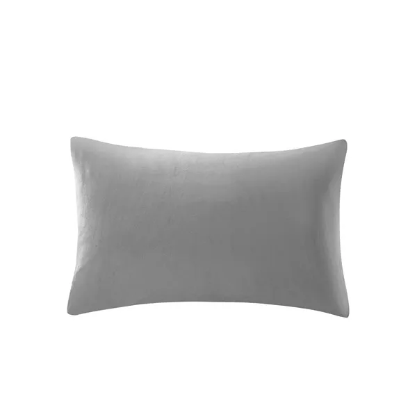 Nova Home Crete Winter Jaquard Sherpa Comforter Set - Grey (Available in Sizes) product thumbnail 10