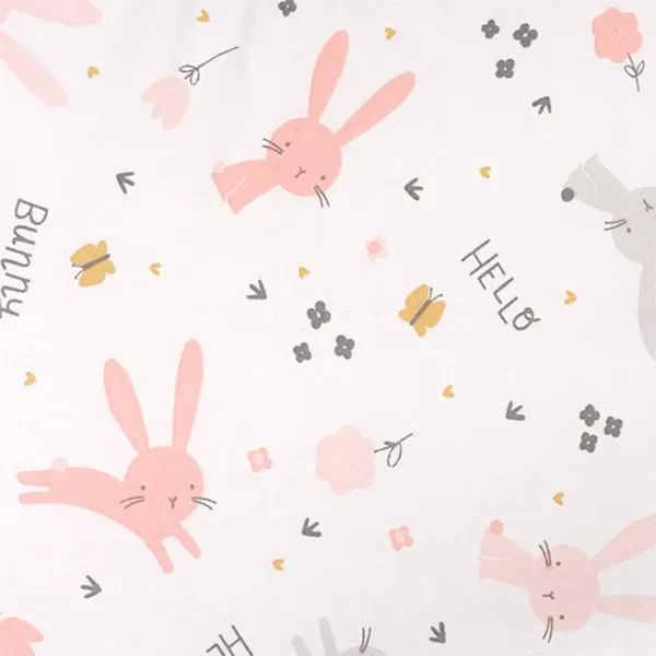 Funna Rabbit Baby Bed Set - 7 Pcs - Pink product thumbnail 4