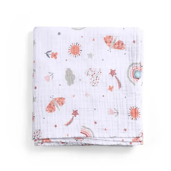 Funna Sunny Blanket Set - 2 Pcs - 100% Cotton - Beige product thumbnail 3