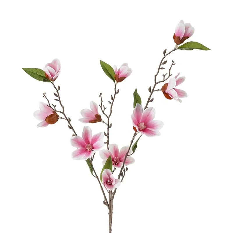 Weva Pink Magnolia Artifical Stems&Branches "Magnolia - 4 Single Stem" product thumbnail 2