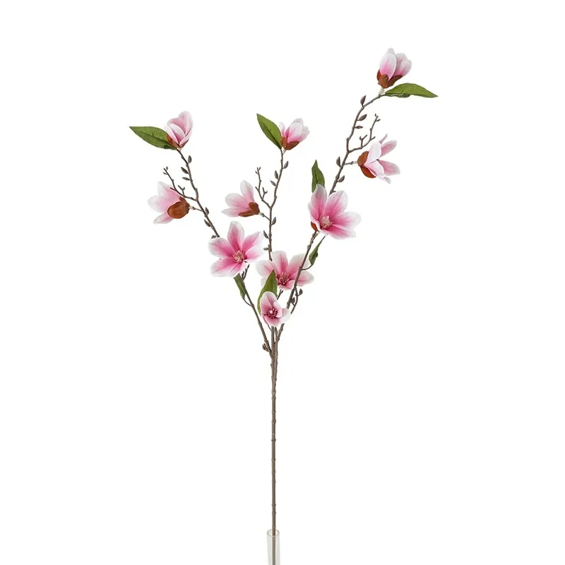 Weva Pink Magnolia Artifical Stems&Branches "Magnolia - 4 Single Stem" product thumbnail 4