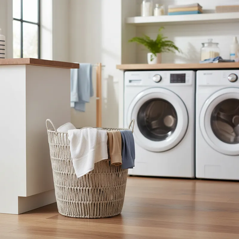 Weva Nestify Cotton Rope Laundry Basket – Grey product thumbnail 2