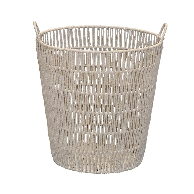 Weva Nestify Cotton Rope Laundry Basket – Grey product thumbnail 3