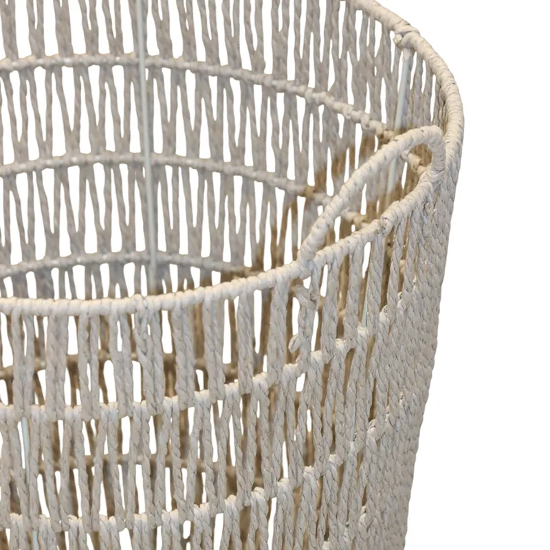Weva Nestify Cotton Rope Laundry Basket – Grey product thumbnail 4