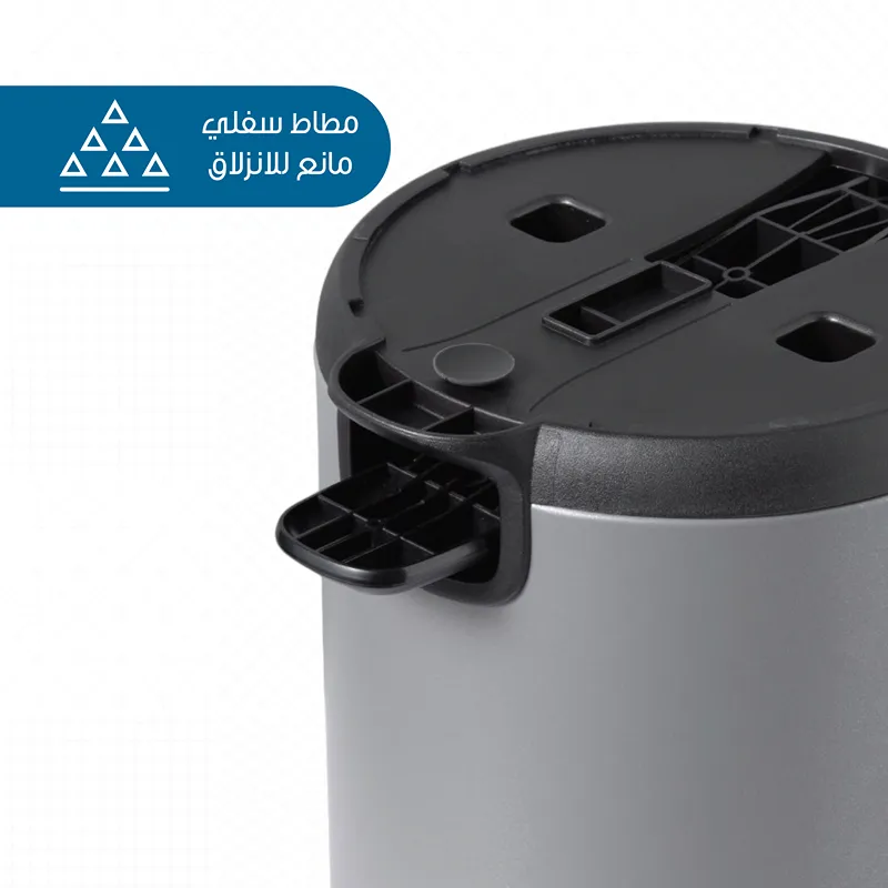 Weva Stella Waste Pedal Bin - 5 Liter - Steel Mat product thumbnail 5